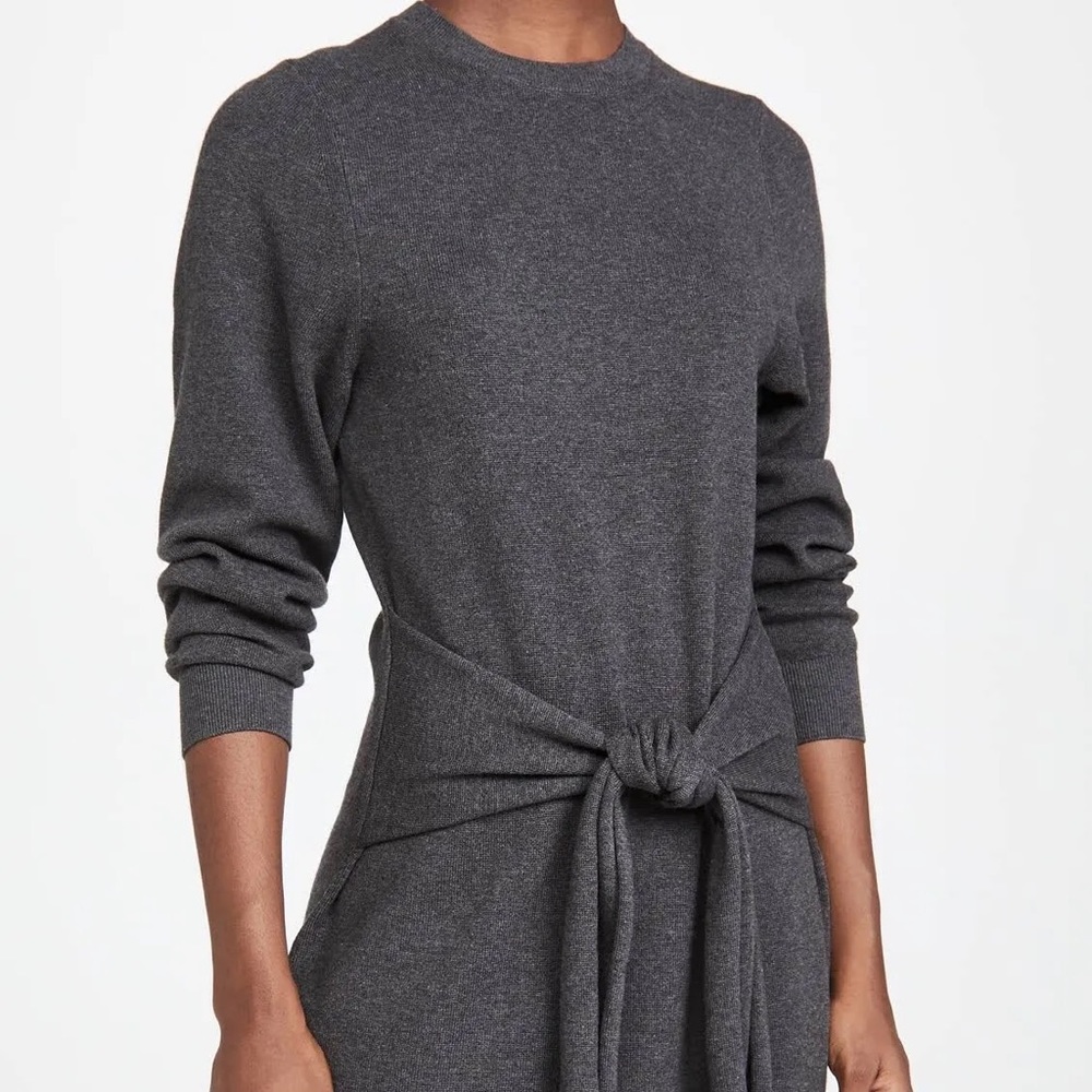 rag and bone alnai sweater dress size small charcoal